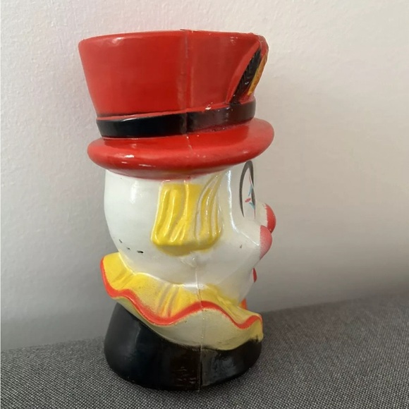 2 Vintage Cute Banks Circus Clown Plastic Bank & Teddy Bear Bank - Picture 3 of 12